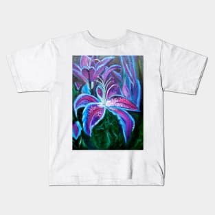 Stargazer Lily Kids T-Shirt